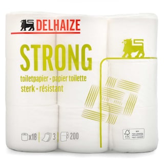 Delhaize | Eco | Papier Toilette | Résistant | 3 plis | Eco 