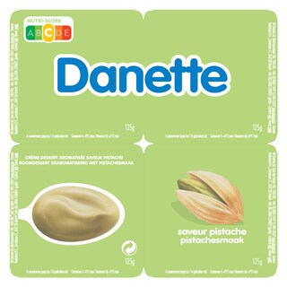 Danette | Dessert | Room | Pistache 4 x 125 gr