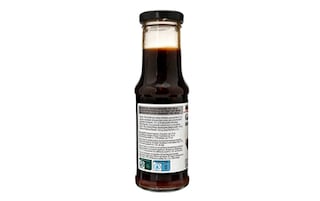Delhaize | Saus | Barbecue | Knoflook | Zwart 20 cl