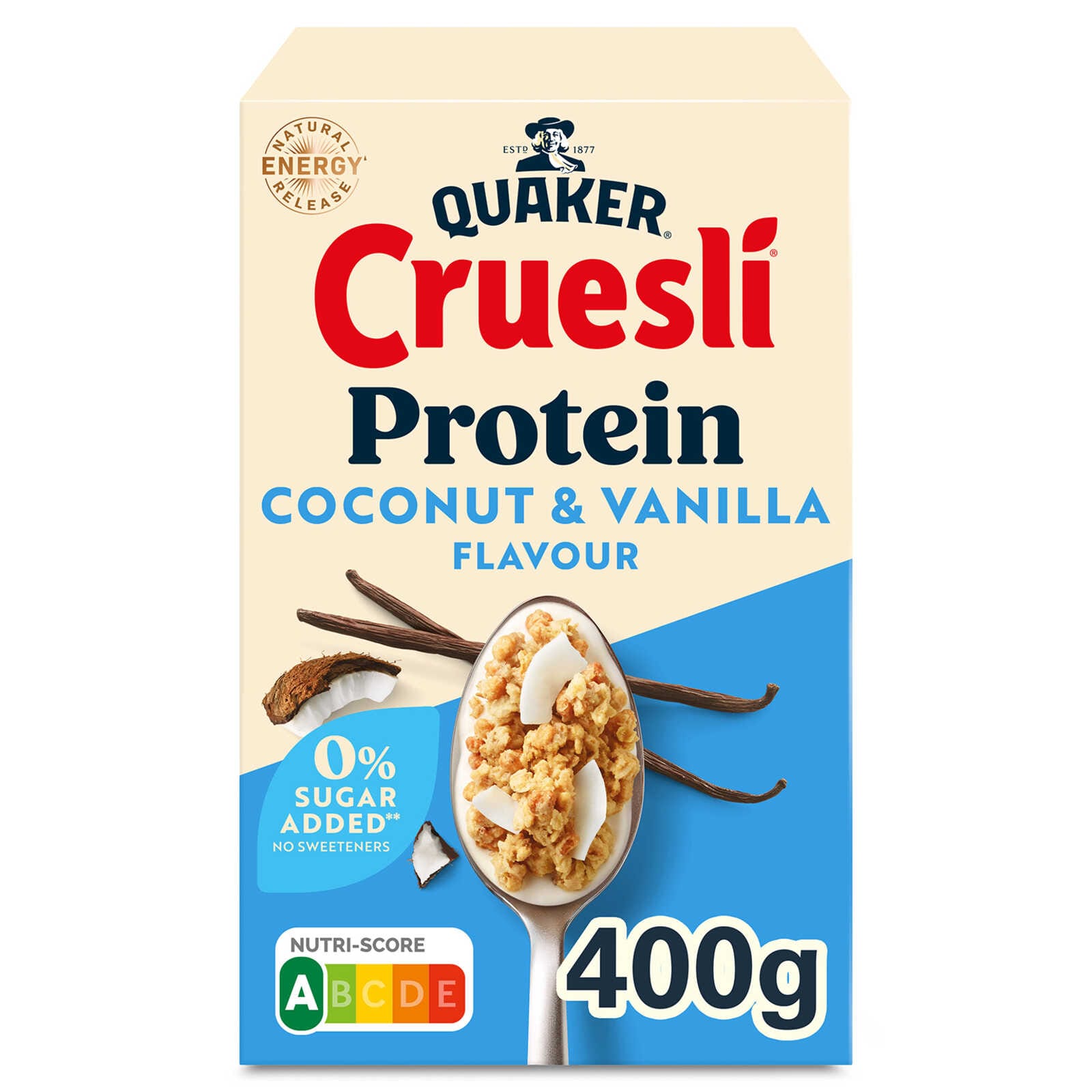 Quaker Ontbijtgranen | Proteïne | Kokos & vanille