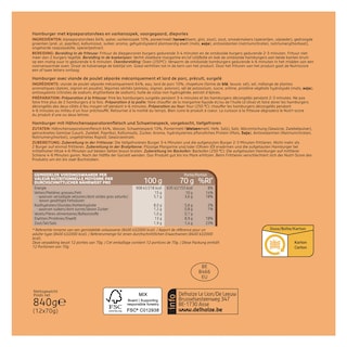 Delhaize | Chickenburger 12 x 70 gr