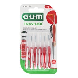 GUM® | Interdentale borstel |TRAV-LER® 0.8 mm 6 st