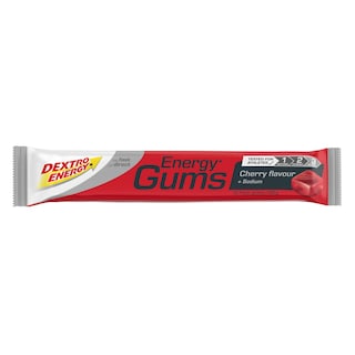 Dextro Energy | Gommes de fruits | Cerise | Sodium | Nutrition sportive 
