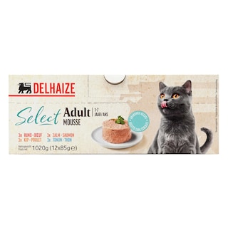 Delhaize | Aliment chat | Mousse | Mix 