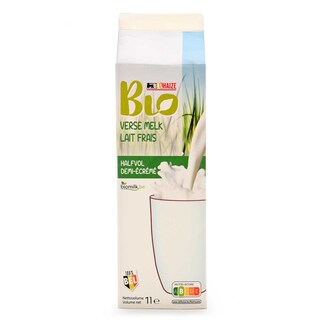 Delhaize | Bio | Verse melk | Halfvolle | Bio 1 l