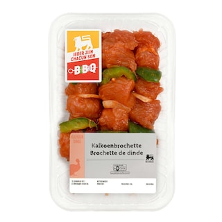 Delhaize | Brochette | Kalkoen | Gemarineerd +/- 420 gr