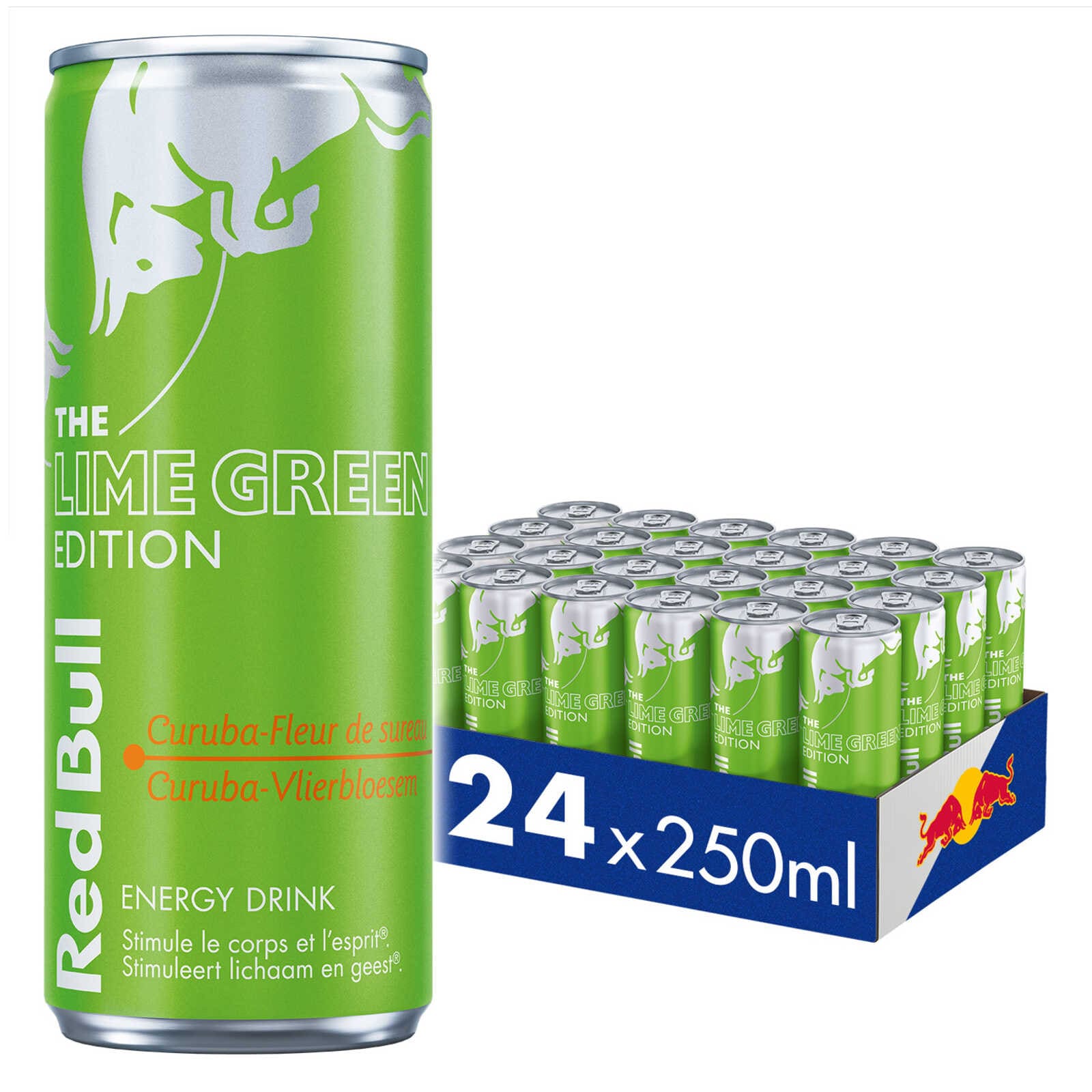 Red Bull Lime Green Edition | Curuba Vlierbloesem | 25 cl