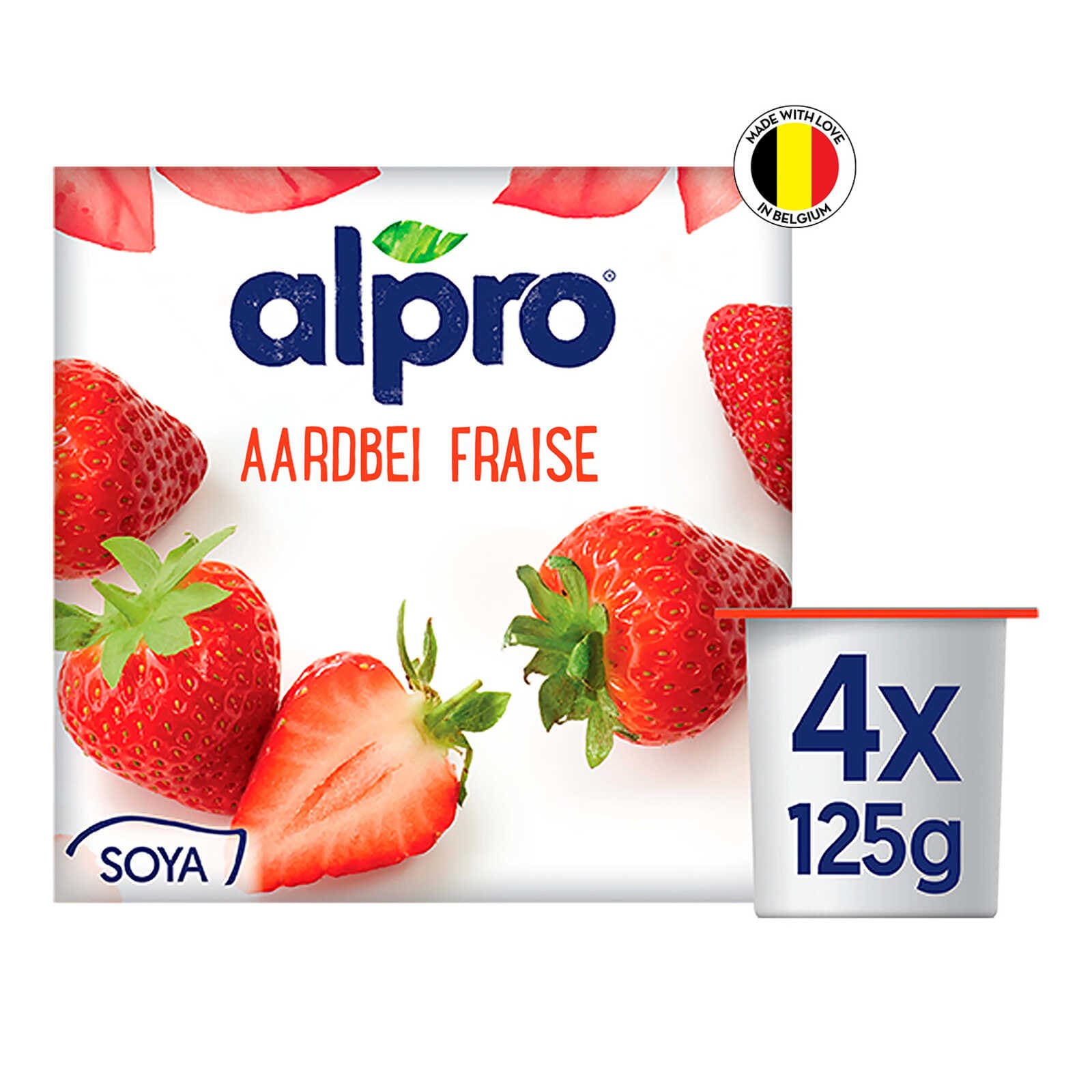 Alpro Aardbei | Plantaardig alternatief voor yoghurt