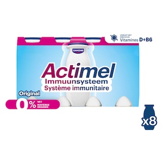 Actimel | Yaourt à boire | Original | 0% m.g. | Immunité 