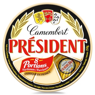 Président | Camembert | Portions 