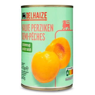 Delhaize | Perziken | Half | Sap | Blik 