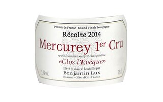 France - Frankrijk | France - Bourgogne | Mercurey 1er Cru Clos L'Evêque 2014 Rood 