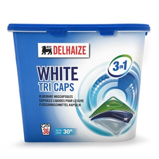 Delhaize | Capsules liquides pour lessive | Blanc 