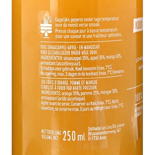 Delhaize | Sap | Appel | Mango | Appelsien 