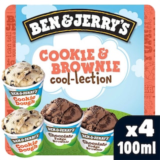 Ben & Jerry's | Cookie | Brownie | Collection 4 x 10 cl