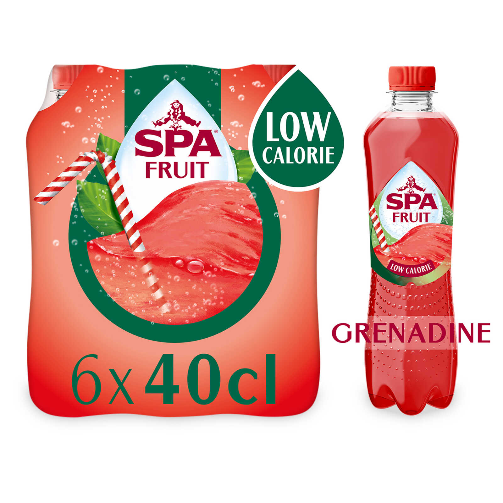 Spa Limonade | Grenadine | Bruisend | Pet