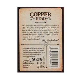 Copperhead | Gin | 50cl | 40% Alcool 