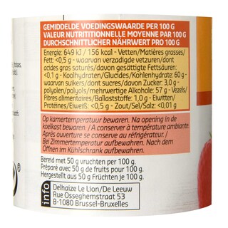Delhaize | Confiture | Fraises | Maltitol 
