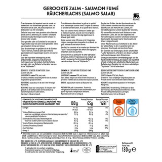 Delhaize | Zalm | Gerookt | Schots 130 gr