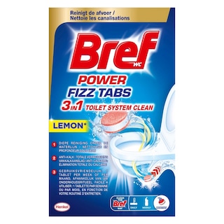 Bref WC | Watertank blokje  | 3 in 1 | Afvoer 
