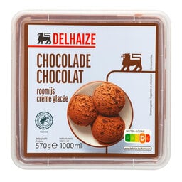 Delhaize | Roomijs | Chocolade 