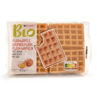 Delhaize | Bio | Gaufres aux oeufs | Bio 