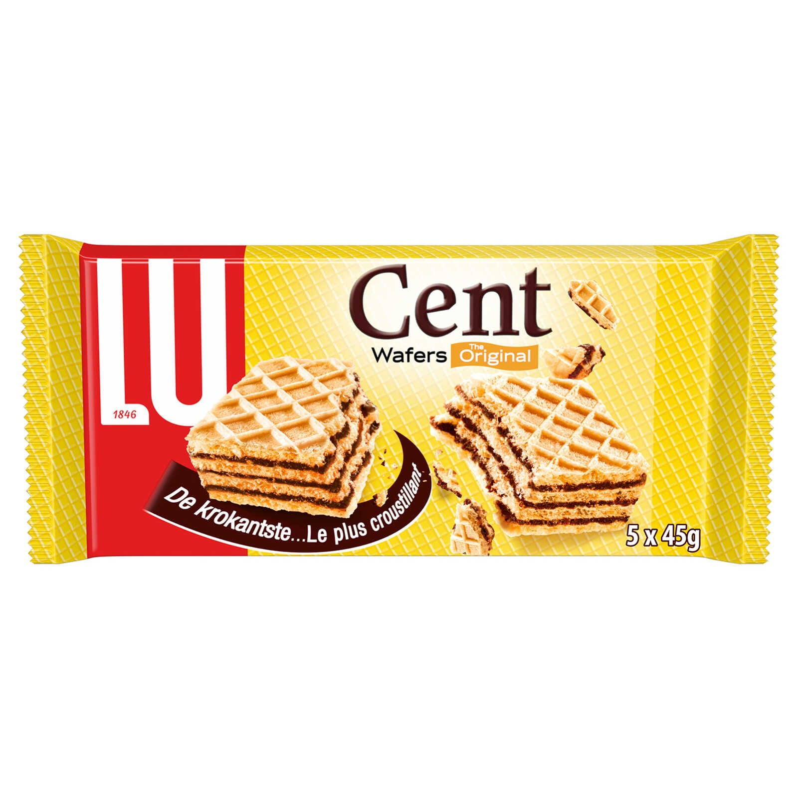 LU Koekjes | Cent Wafers | Chocolade | 5-Pack