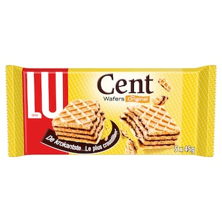 LU | Cent Wafers | Koekjes | Cent Wafers | Chocolade | 5-pack 