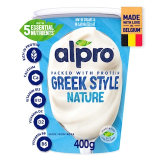 Alpro | Plantaardige yoghurt | Griekse stijl | Natuur 