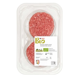 Delhaize | Hamburger | Rund-Varken | Bio 