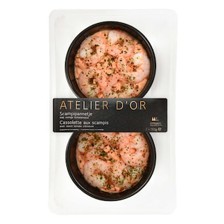 Atelier d'Or | Scampi | Romige tomatensaus 