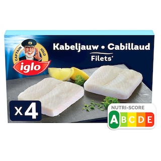 Iglo | Filets de Cabillaud | 4 pièces 