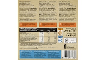 Delhaize | Ijsroom | Dame blanche 