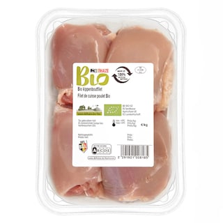 Delhaize | Bio | Filet de cuisses | Poulet | Bio +/- 375 gr