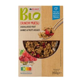 Delhaize | Bio | Muesli | Crunchy | Graines & Fruits rouges | Bio 