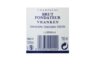 Vranken | Champagne | Fondateur | Brut 75 cl
