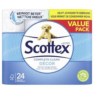 Scottex | Toiletpapier | Regular | Decor | Eco 