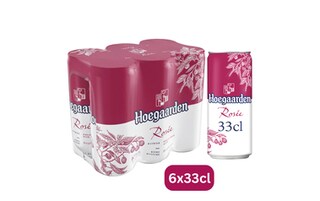 Hoegaarden | Bière fruitée | Rosée | 3% alc | Canette 6 x 33 cl