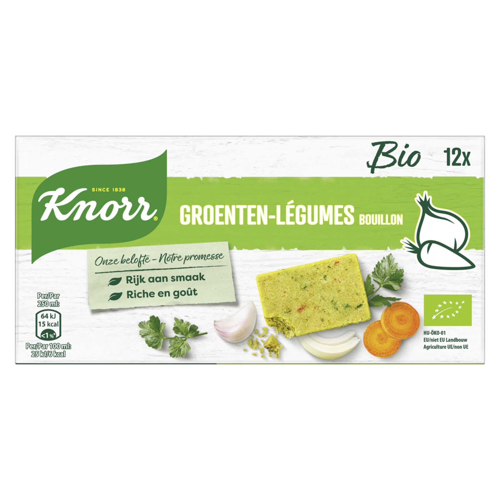 Knorr Bouillon | Groenten | 12x28 | Bio