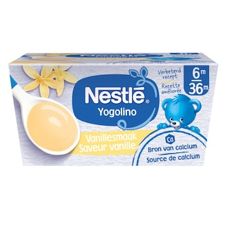 Nestlé | Yogolino | Melkdessert | Vanille | Baby | 6 maanden 4 x 100 gr