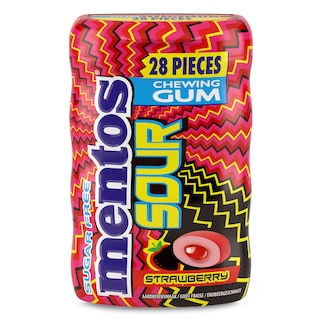 Mentos | Gum | Kauwgom | Strawberry | Sour 56 gr