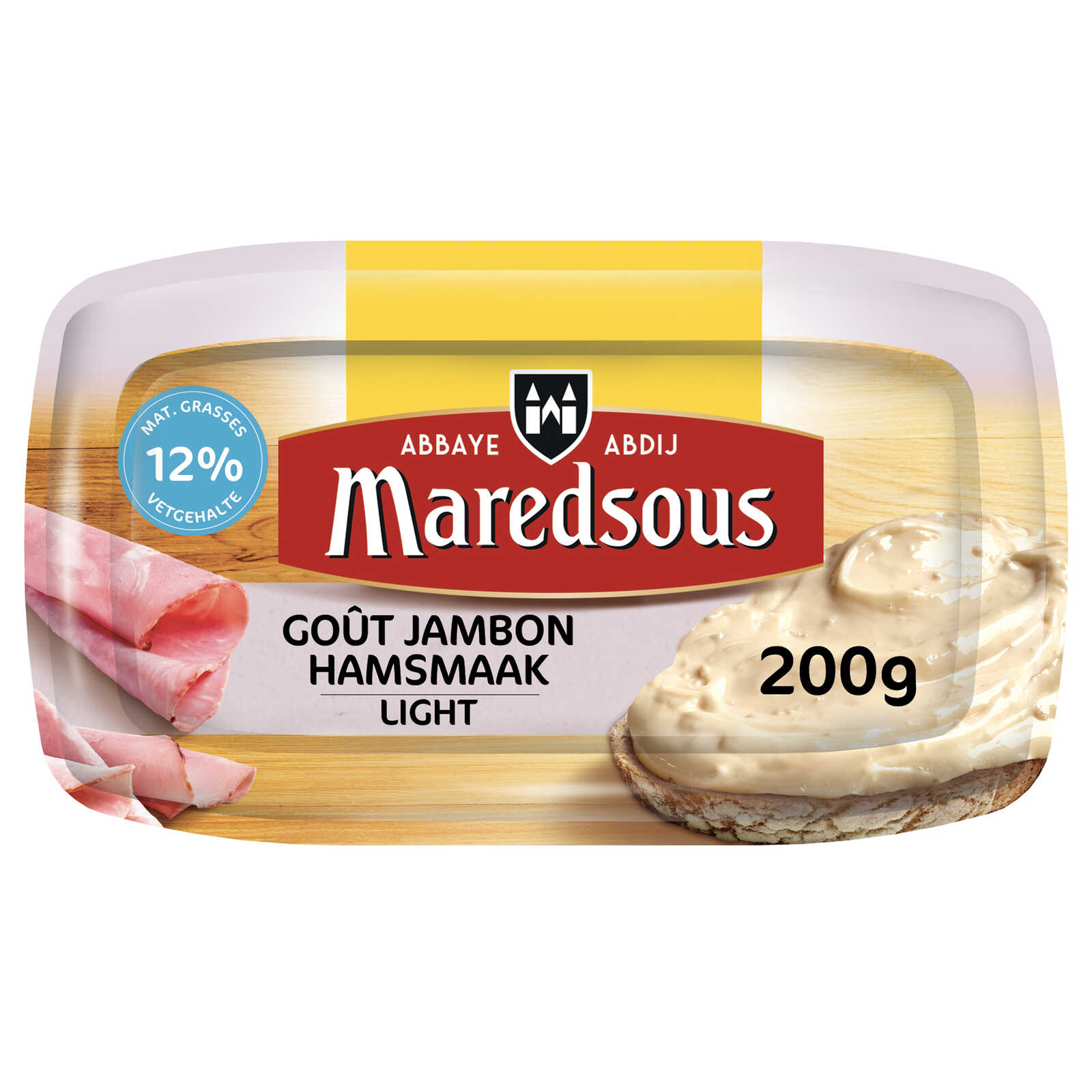 Maredsous Smeerkaas | Ham Light | 200g