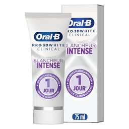 Oral-B | 3D White | Dentrifice | 3dw | Clinical Radiant  Blanc 7,5 cl
