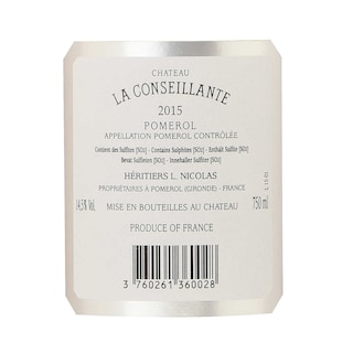 France - Frankrijk | Borbeaux - Pomerol | Château La Conseillante 2015 Rouge 