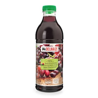 Delhaize | Jus | Raisin rouge | 100% naturel 