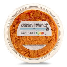 Delhaize | Groentenspread | zoete aardappel en maïs 175 gr