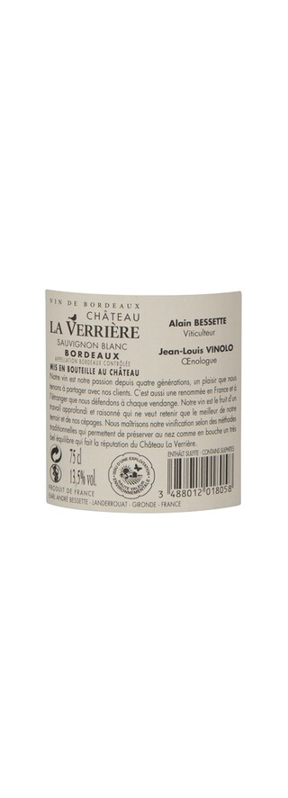 France - Frankrijk | Bordeaux - Bordeaux AC | Château La Verrière 2018 