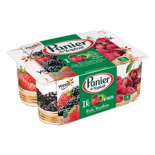 Yoplait | Panier de Yoplait | Yaourt | Fruits rouges 
