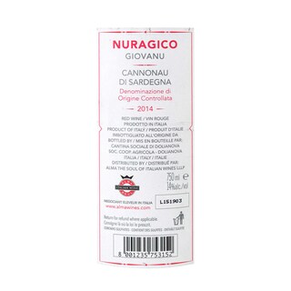 Italie - Italië | Sardegna DOC | Nuragico Giovanu Cannonau 14 Rouge 