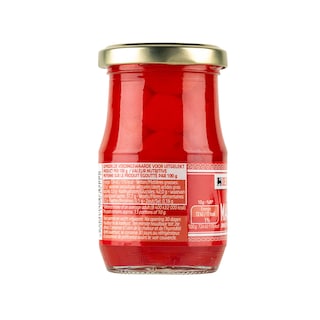 Delhaize | Cerises | Maraschino | Sans queue | Bocal 